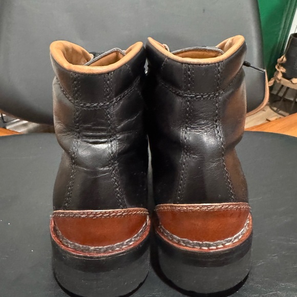 Ralph Lauren Purple Label Black Leather Boots US 10.5 men’s - Picture 5 of 10